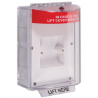 STI STI-13620FR Enviro Stopper (EU Enclosure Plate) Red Sounder - Fire Label